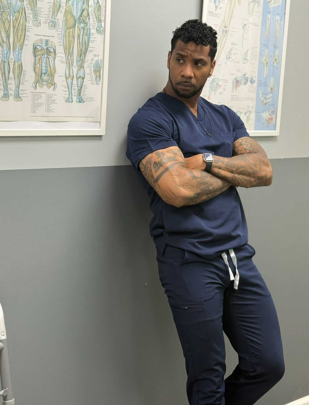 Men’s Navy Beta Scrub Jogger Pants