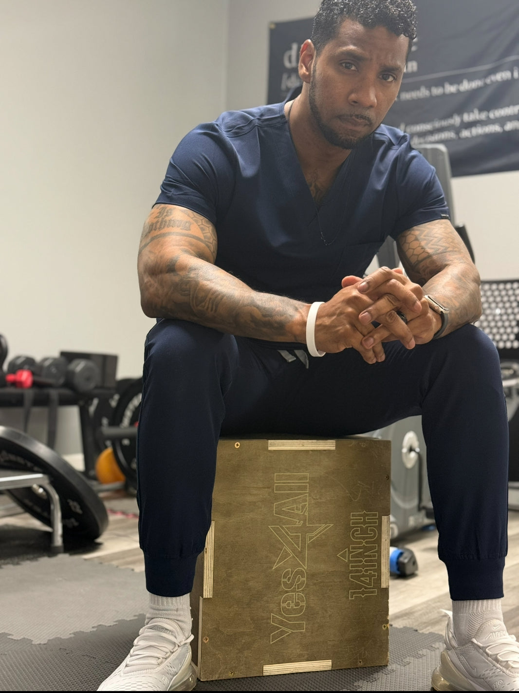 Men’s Navy Beta Scrub Jogger Pants