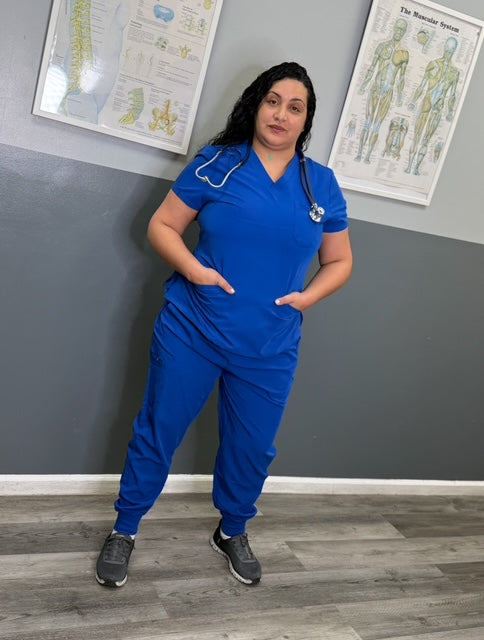 Women's Royal Blue Beta Scrub Joggers