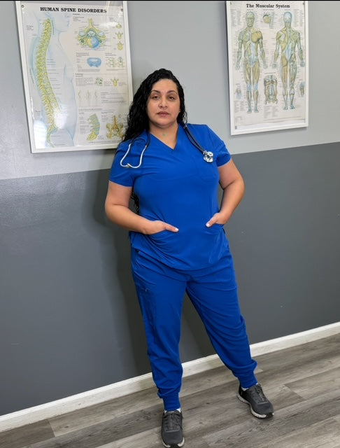 Women's Royal Blue Beta Scrub Joggers