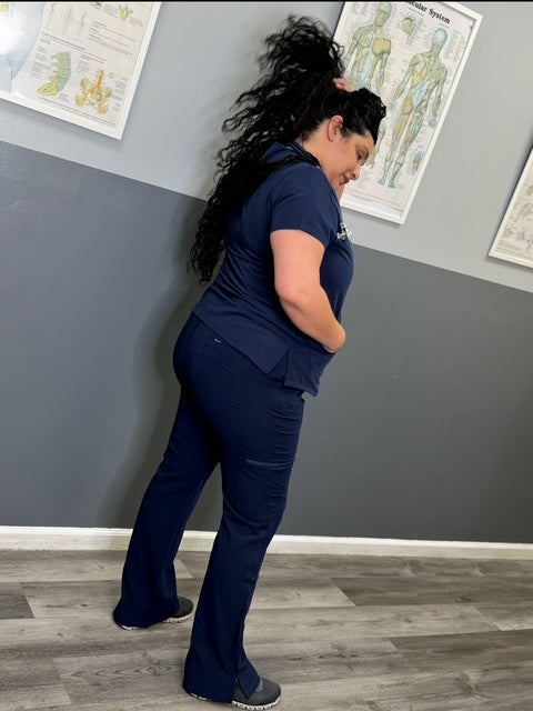 Women's Navy Blue Beta Scrub Pants