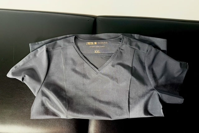 Women's Grey Alpha Scrub Shirt