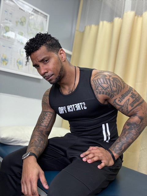 Men's Black Sleeveless Tank Top