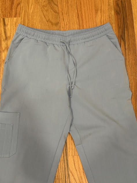 Men's Alpha Ceil Sky Blue Alpha Scrub Jogger Pants