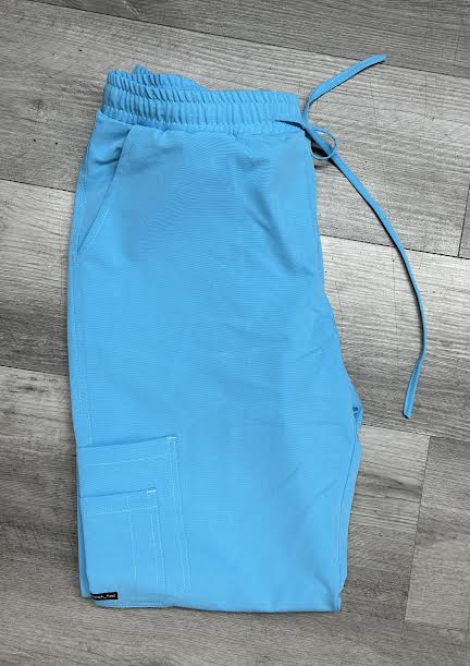 Teal Alpha Style scrub pants