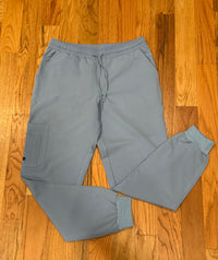 Men's Alpha Ceil Sky Blue Alpha Scrub Jogger Pants
