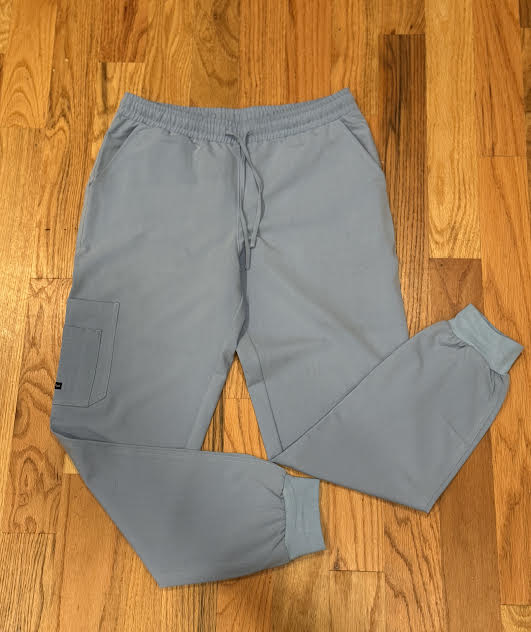 Men's Alpha Ceil Sky Blue Alpha Scrub Jogger Pants