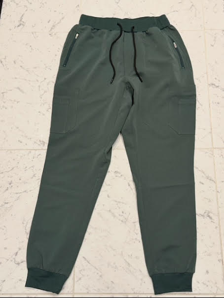 Army Green Charlie Jogger multiple pocket pants