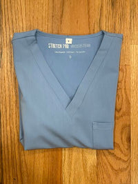 Men's Alpha Ceil Sky Blue Scrub Top