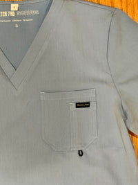 Men's Alpha Ceil Sky Blue Scrub Top