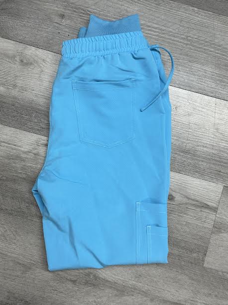 Teal Alpha Style scrub pants