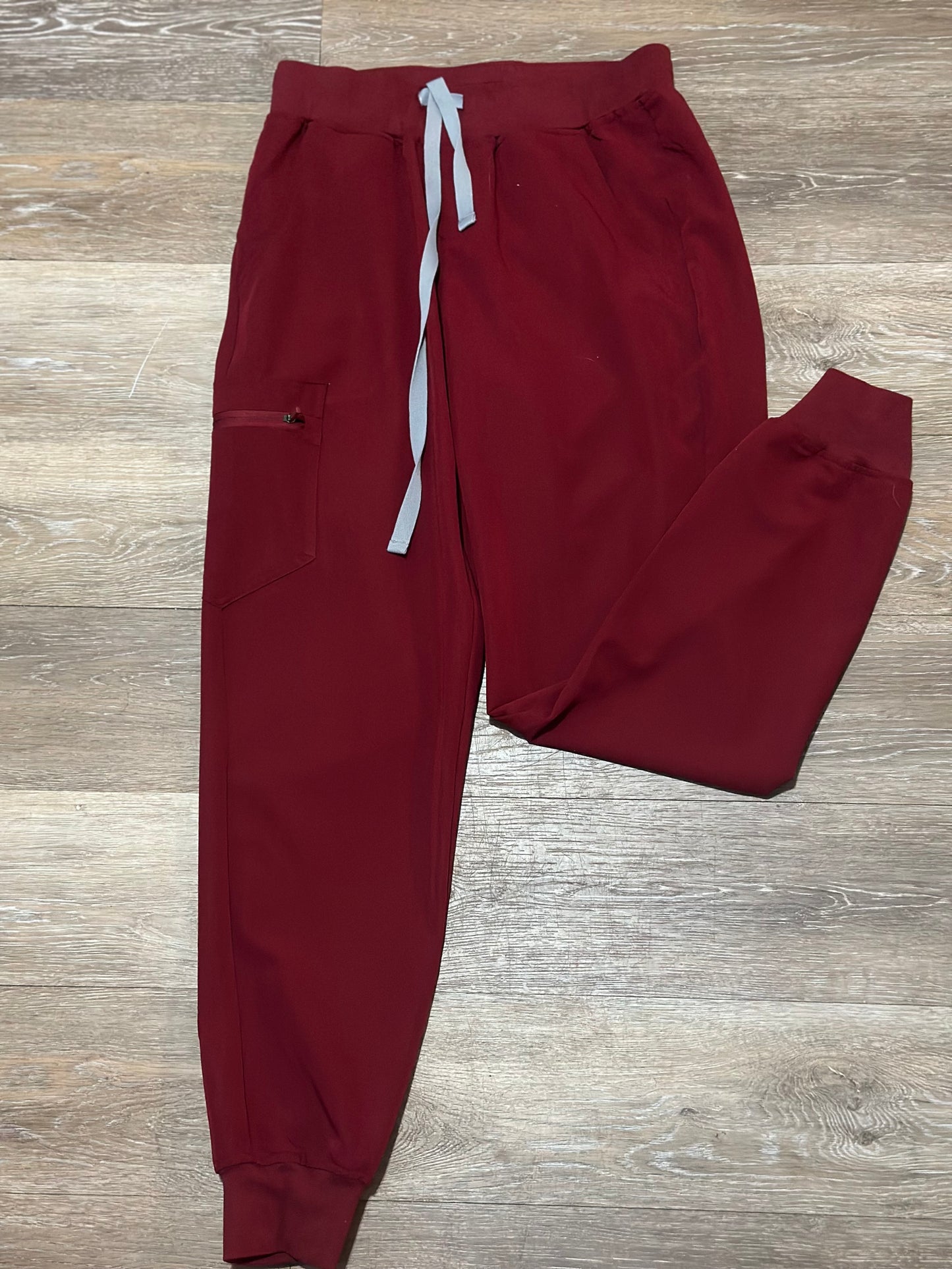 Burgundy Beta Jogger scrub pants