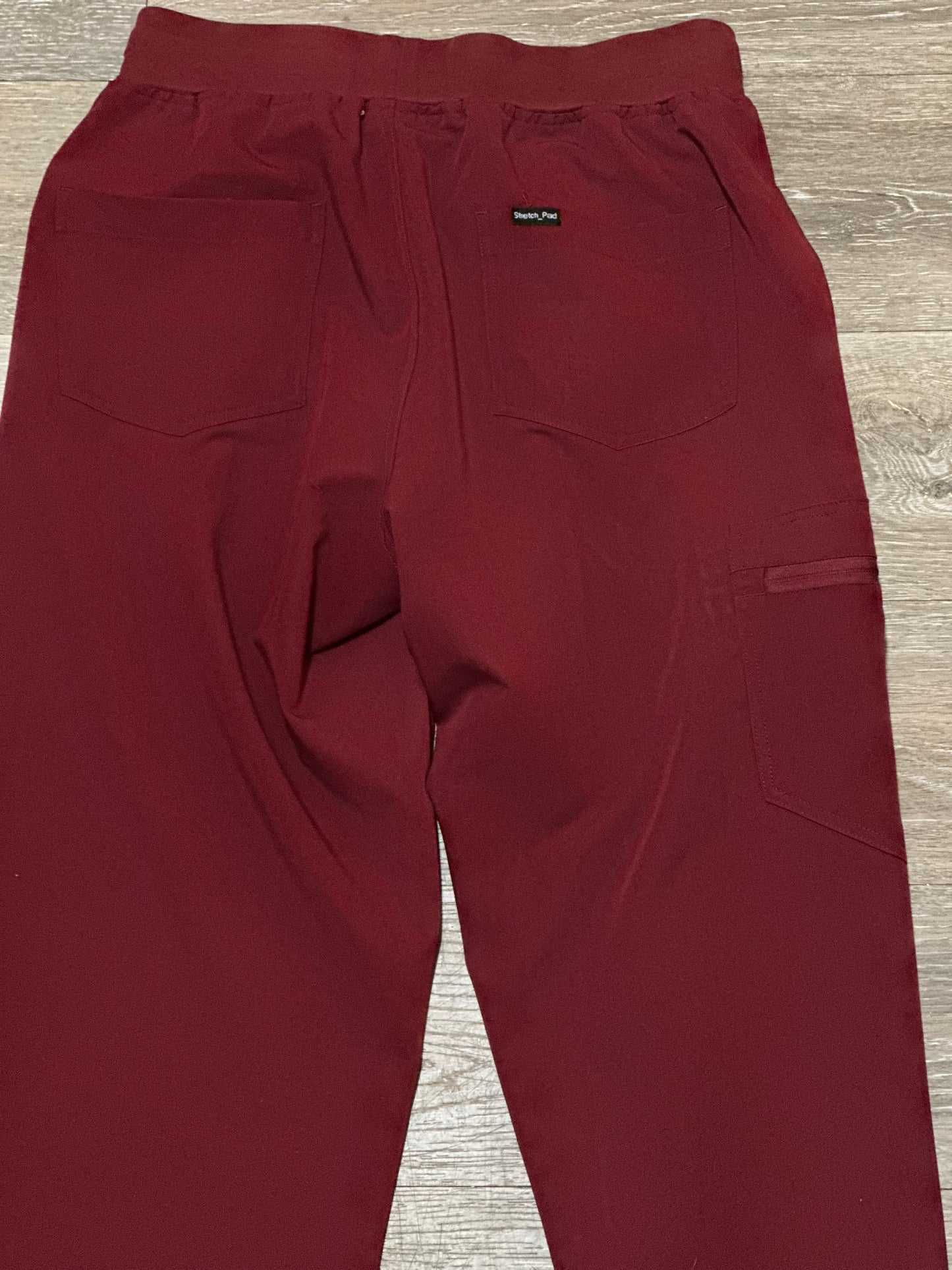 Burgundy Beta Jogger scrub pants