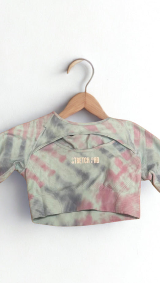 Women's Long Sleeve Tie-Dye Top