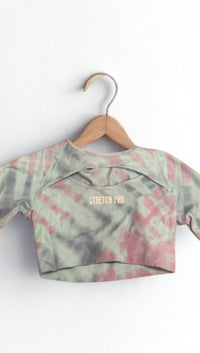 Women's Long Sleeve Tie-Dye Top