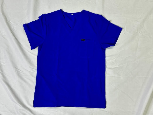 Royal Blue Scrub Top Beta