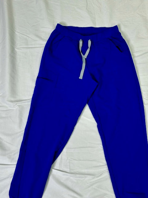 Royal Blue Jogger Scrub Pants