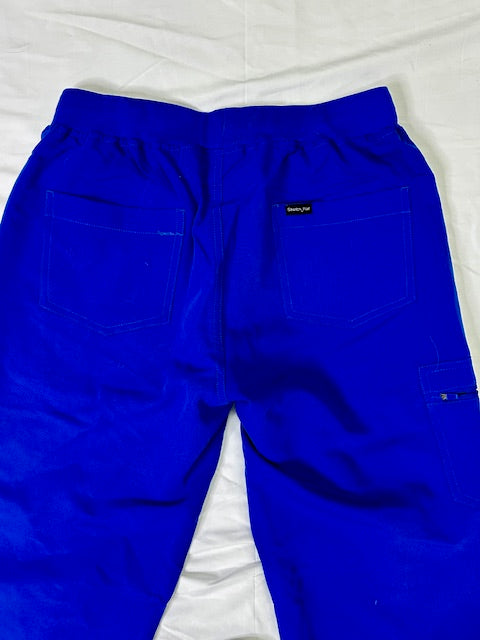 Royal Blue Jogger Scrub Pants