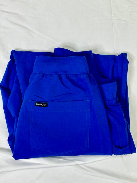 Royal Blue Jogger Scrub Pants