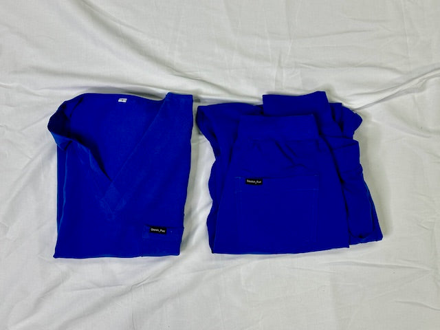 Royal Blue Scrub Top Beta