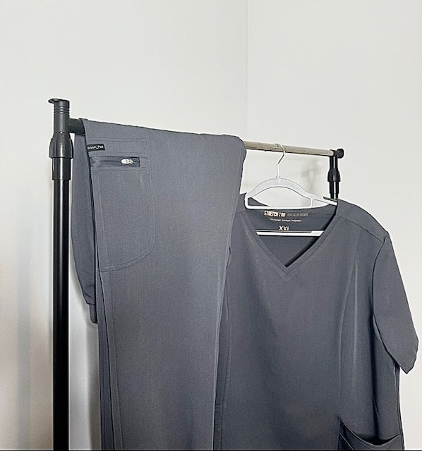 Women's Grey Alpha Scrub Pants