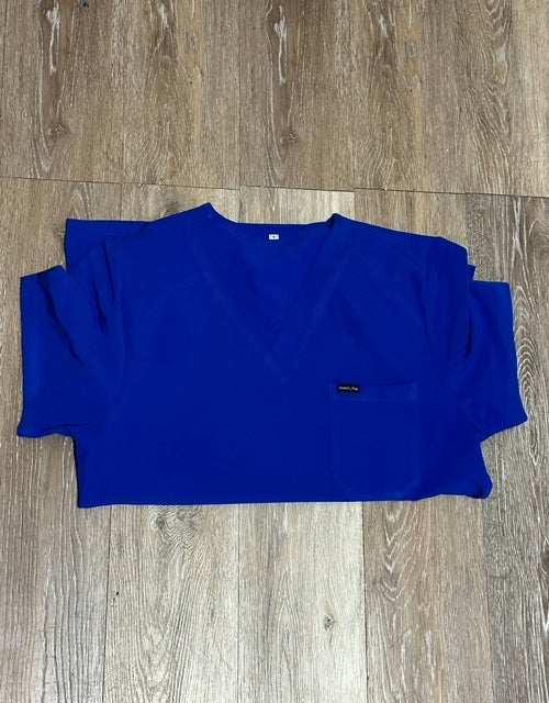 Royal Blue Scrub Top Beta