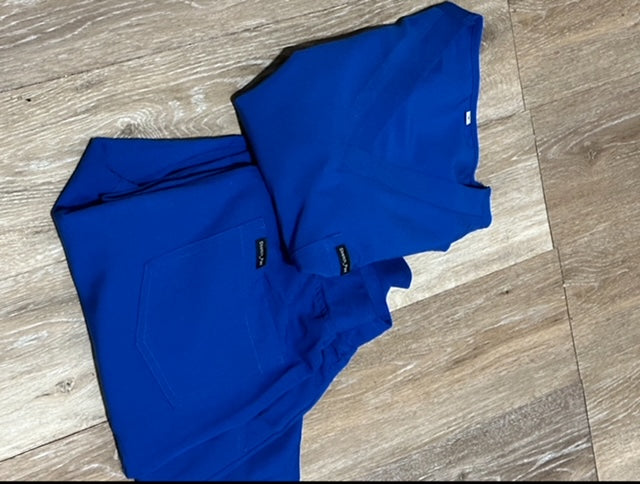 Royal Blue Jogger Scrub Pants