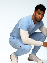 Sky Blue Alpha Scrub Pant